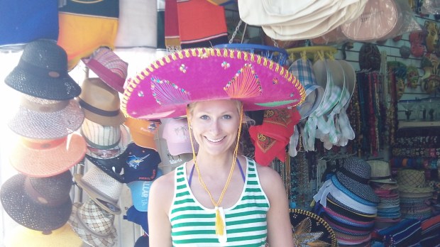 Hot pink sombrero